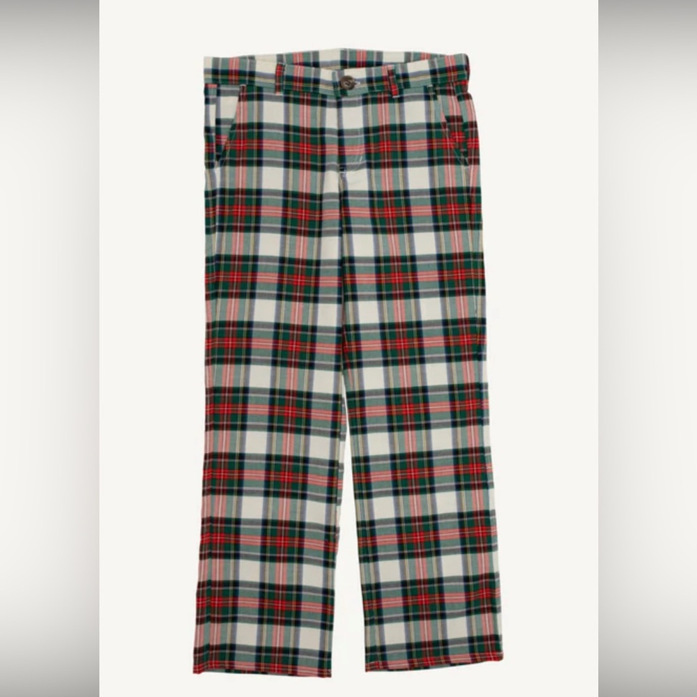 The Beaufort Bonnet Company Pre School Pant in Aiken Place Plaid Boys size 10